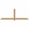 Ekena Millwork Eugene Smooth Timber Gable Bracket, Western Red Cedar, 108"W x 40"H x 3 1/2"D x 5 1/2"F, 9/12 Pitch GBW108X40X0406EUG00SWR - alternate 1